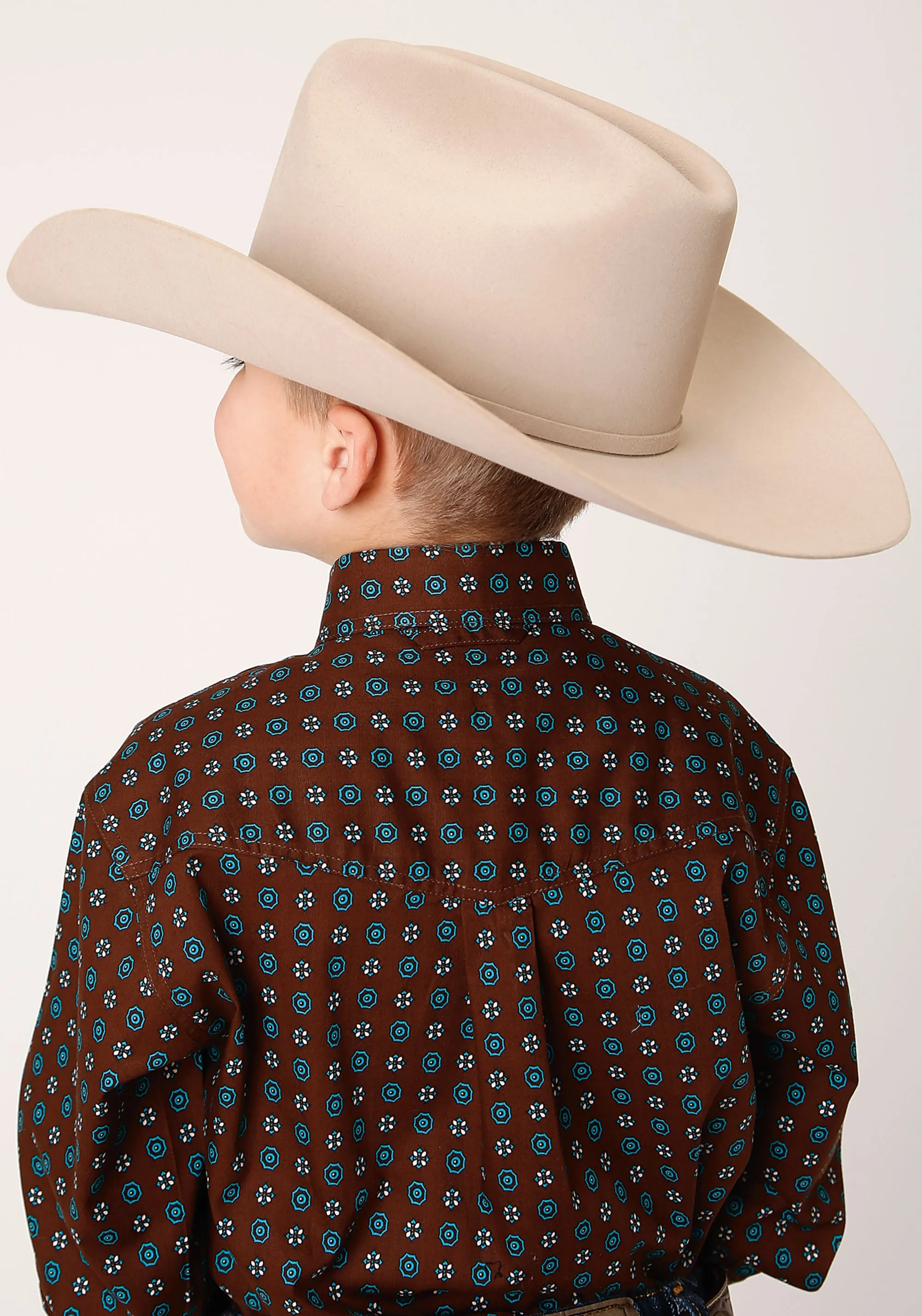 1376 CHOCOLATE AGAVE FOULARD