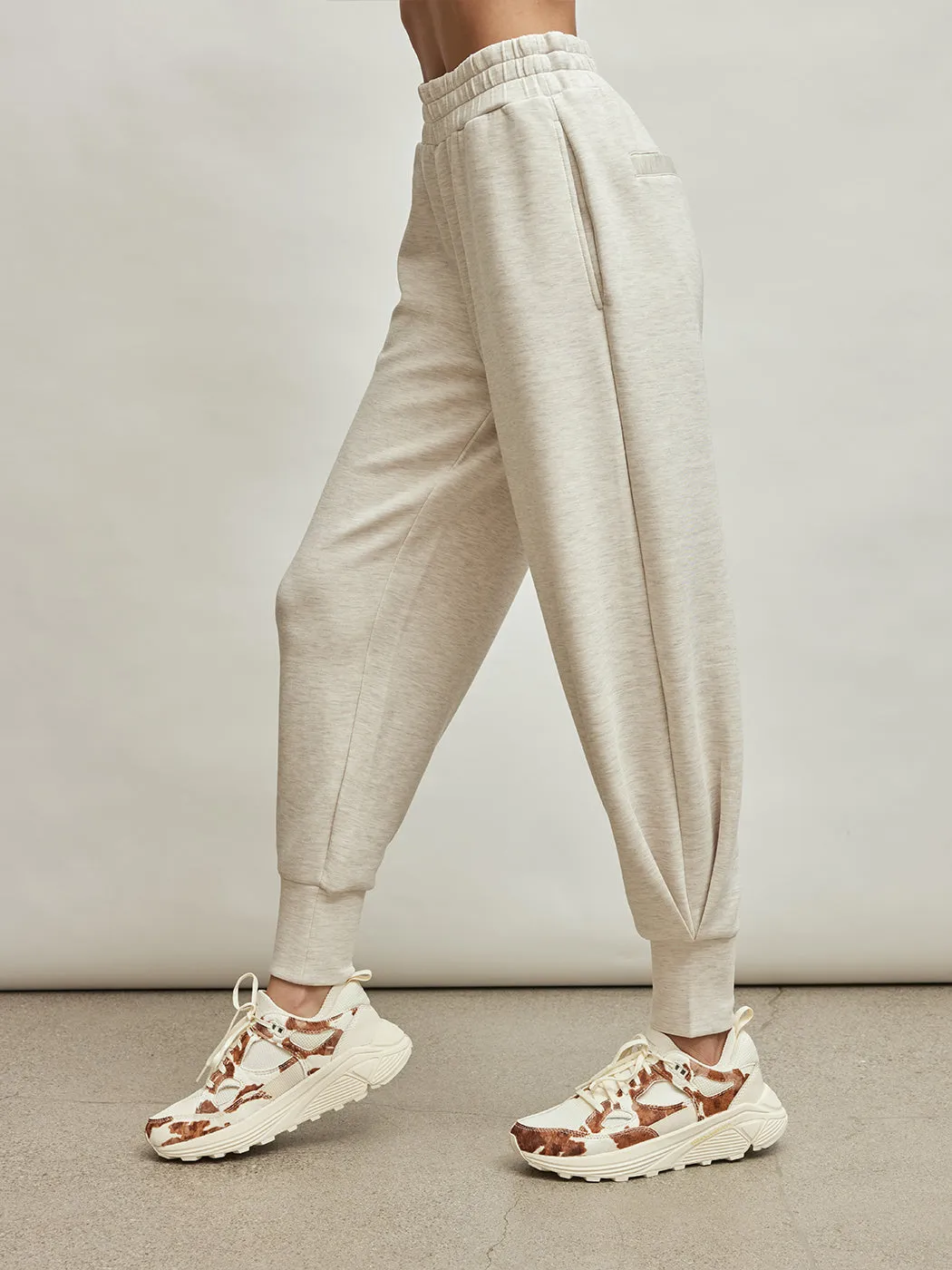 Allen Sweatpant - Ivory Marl