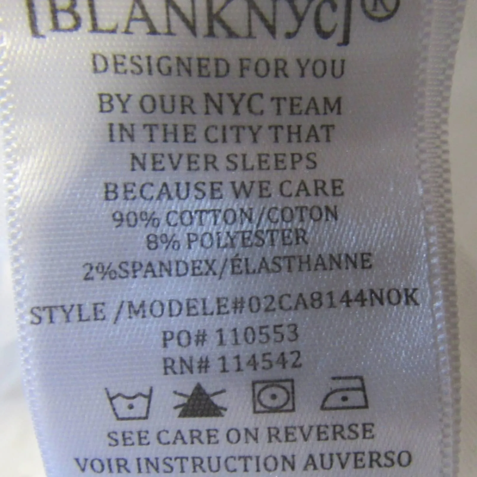 Blank NYC The Essex Cutoff Denim Shorts White