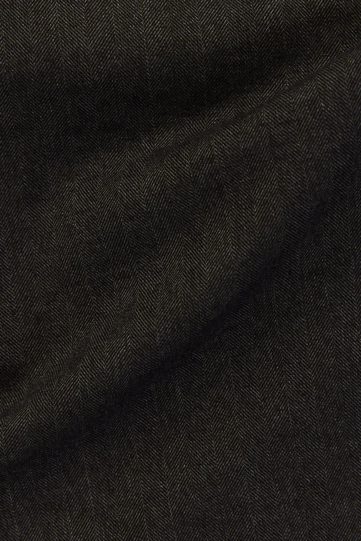 Cool Tapered Leg Pants In Anthracite Herringbone