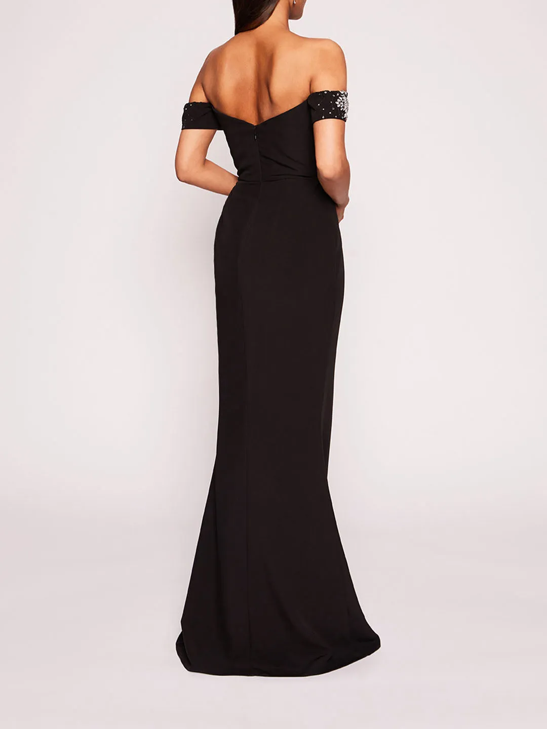 Draped Bodice Gown