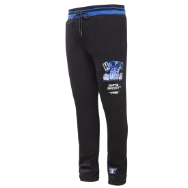 HAMPTON UNIVERSITY HOMECOMING MEN'S RIB SWEATPANT (BLACK/ROYAL BLUE/BLACK)