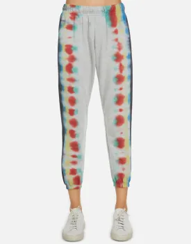 Nate LE Rainbow Stripe Crop Sweatpant