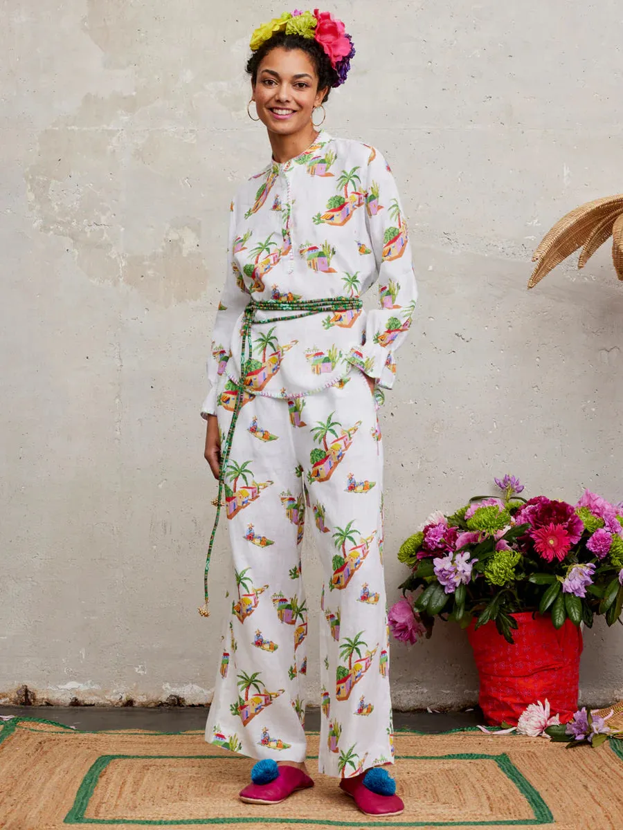 NIMO WITH LOVE ~ Broom blouse village print